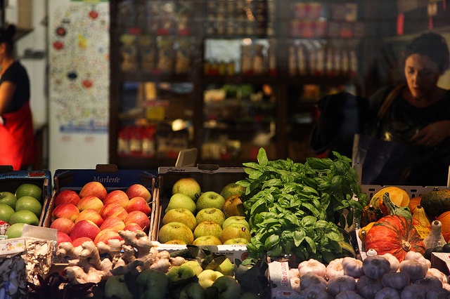 Fresh food at a grocery store.